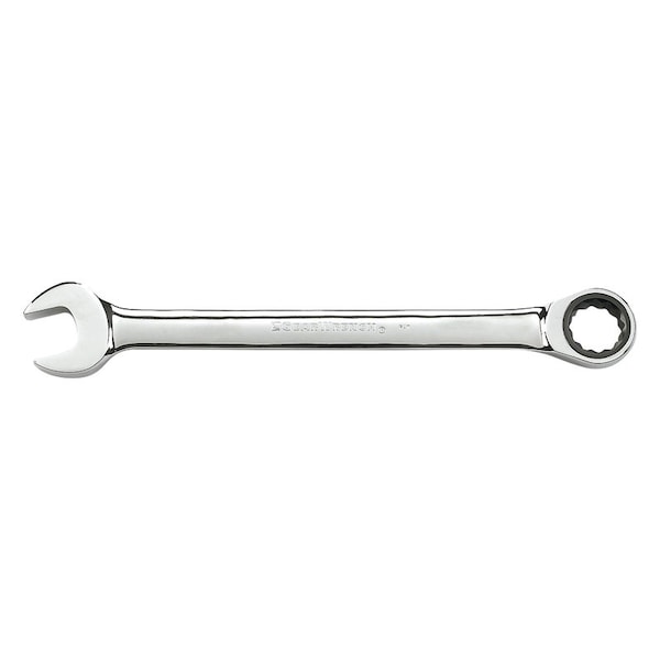 Gearwrench 11/16 in. X 11/16 in. 12 Point SAE Ratcheting Combination Wrench 8.878 in. L 1 pc 9022 - main